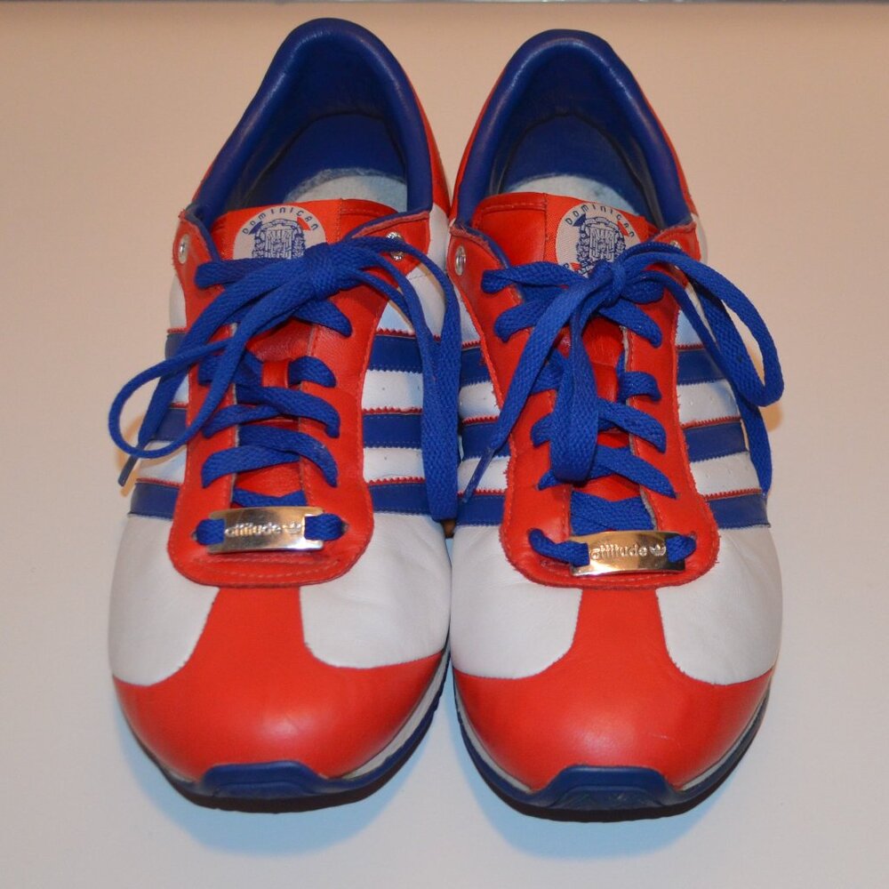 Rare Adidas Attitude Dominican Republic Men's Size 10 Vintage Leather Sneakers